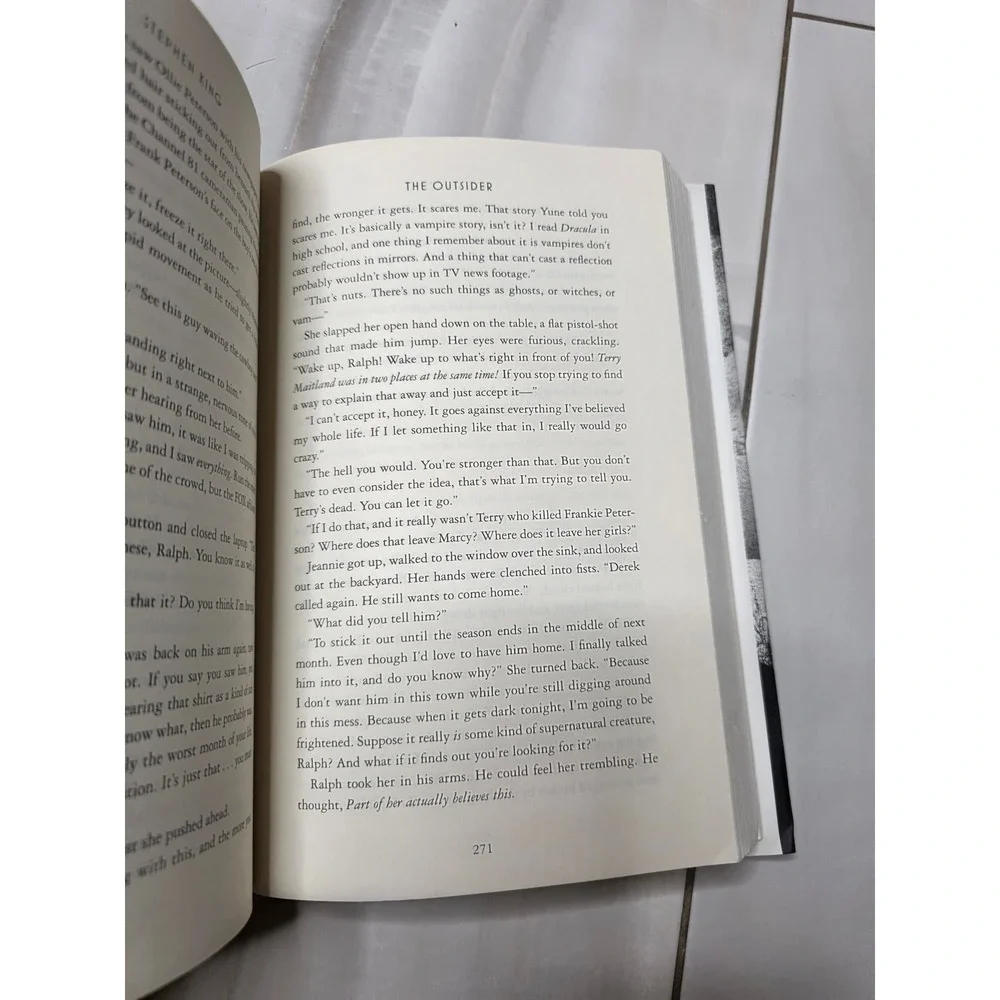 Stephen King The Outsider Hardcover Novel First Edition‎ Crime Horror Thriller